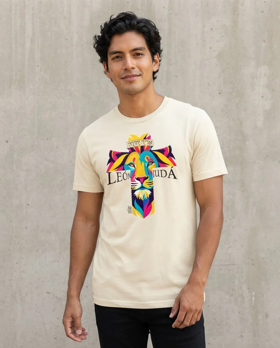 Playera León de Judá Mosaico
