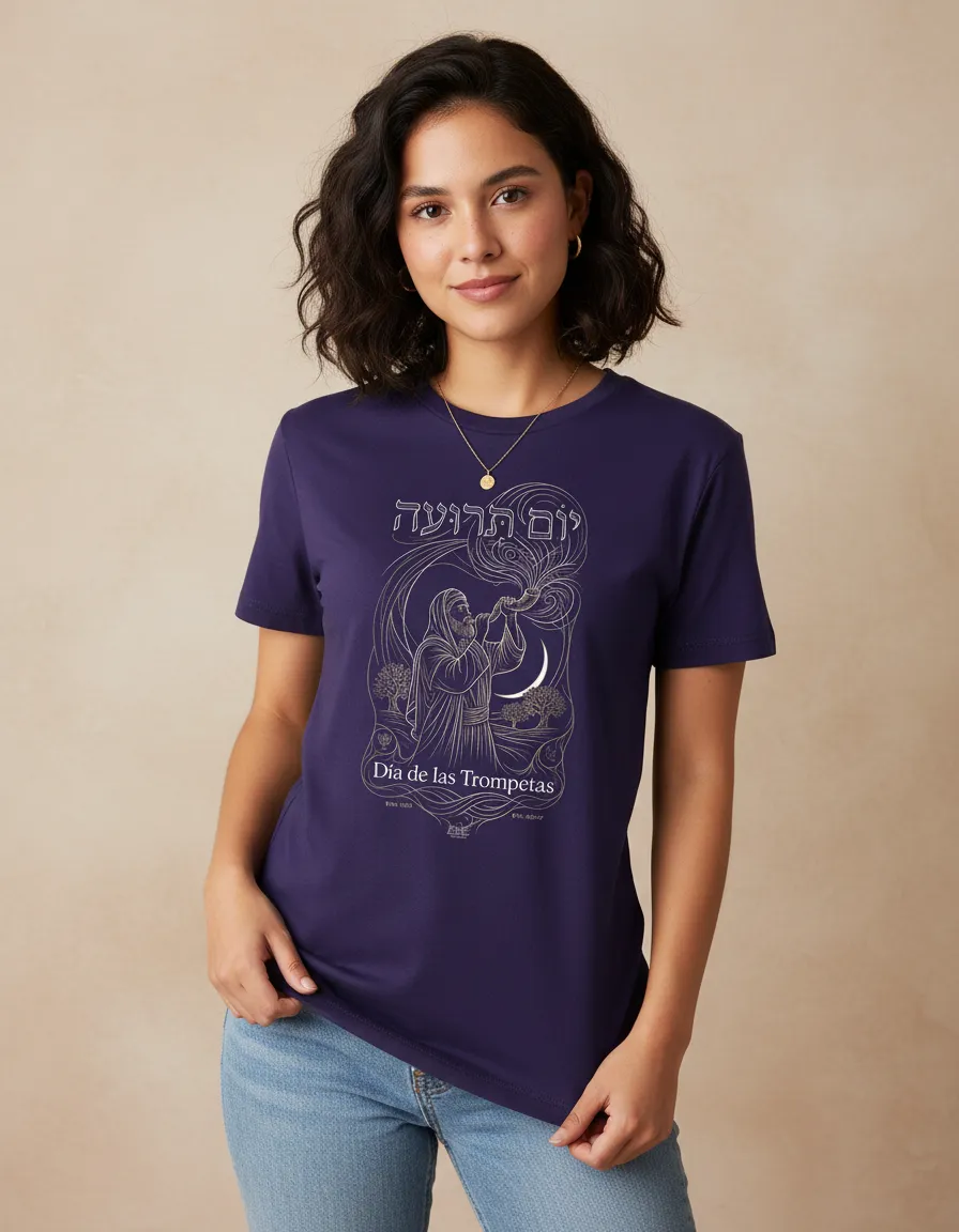 Playera Yom Teruah Dia de las Trompetas Mujer