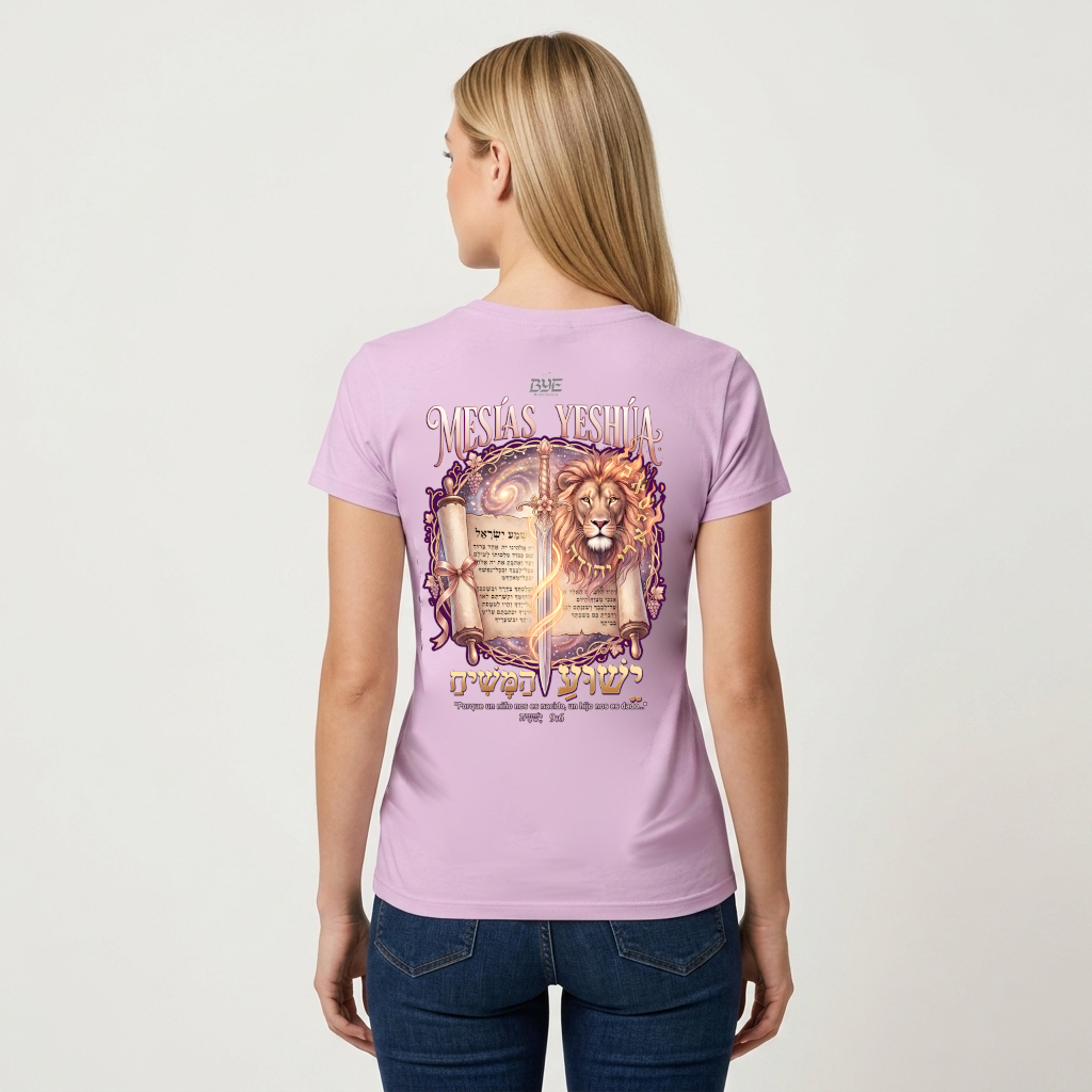 Playera Yeshúa Mesías Mujer