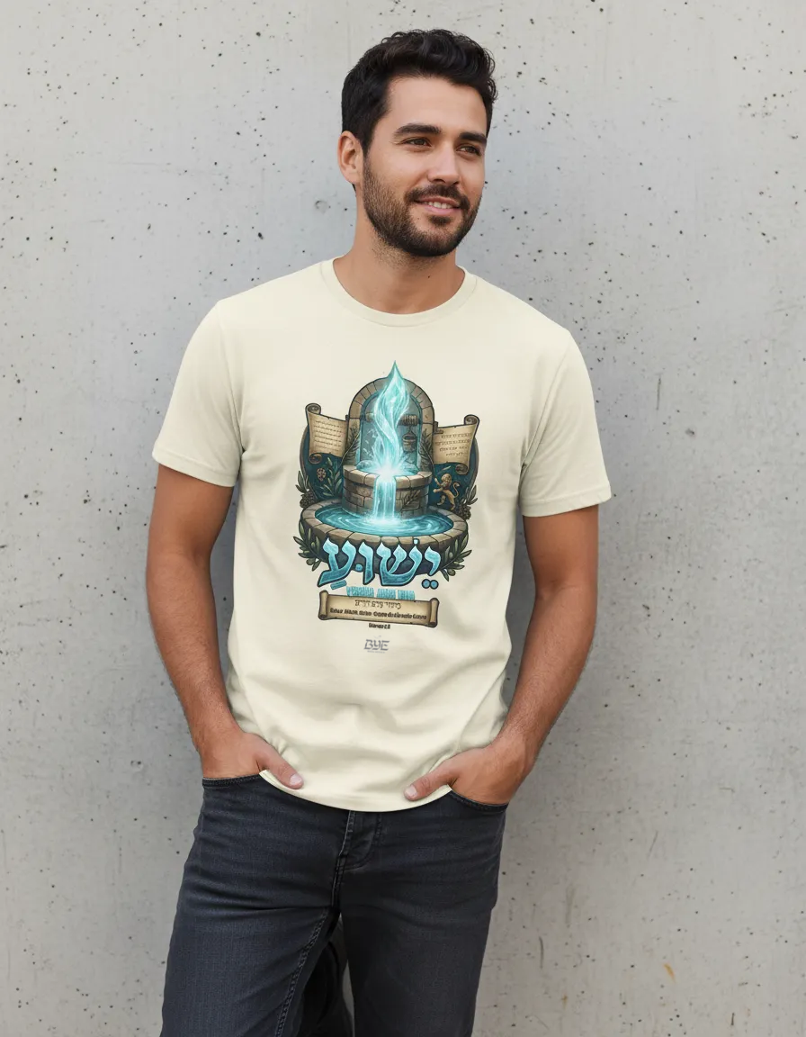 Playera Yeshúa Agua Viva Hombre