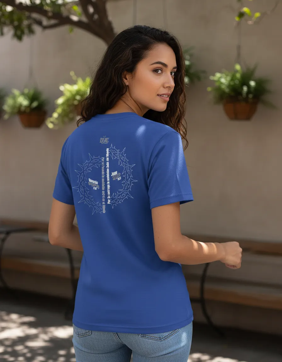 Playera Corona Espinas Mujer