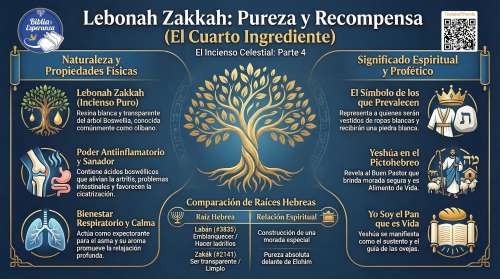 El Incienso Celestial - 4to Ingrediente - Lebonah Zakkah Incienso Puro